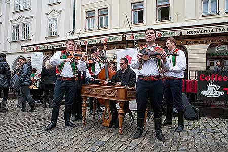 Slavnostní otevření Svatomartinského vína v Českém Krumlově 11.11.2013