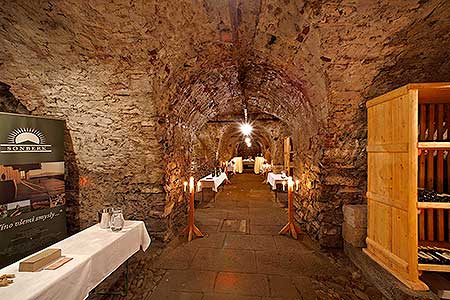 Víno na zámku Český Krumlov, Schwarzenberské archivní sklepy, V. nádvoří, 29.11.2013