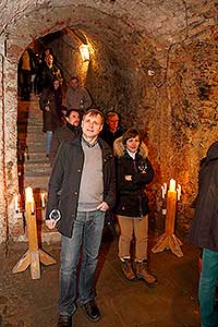Víno na zámku Český Krumlov, Schwarzenberské archivní sklepy, V. nádvoří, 29.11.2013