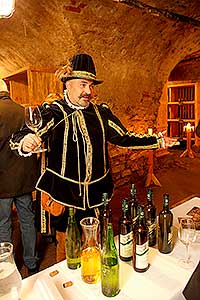 Víno na zámku Český Krumlov, Schwarzenberské archivní sklepy, V. nádvoří, 29.11.2013