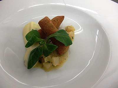 U Jakuba plavou ryby ve víně, Jakub restaurant Český Krumlov, 12.11.2014 (5/12)