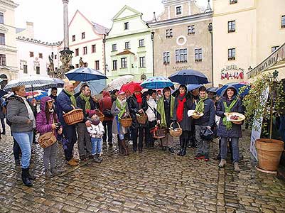 Festival vína Český Krumlov®: Příjezd sv. Martina a ochutnávka Svatomartinského vína 11. 11. 2016, zdroj: Festival vína Český Krumlov® 2016, foto: Jan Schinko (21/53)