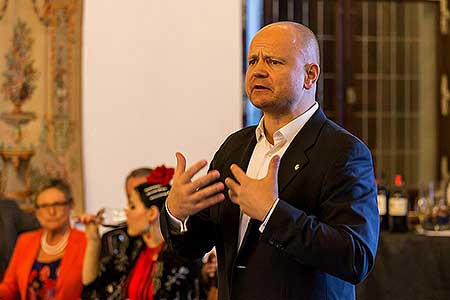Festival vína Český Krumlov®: ŠPANĚLSKÝ VEČER S PREMIER WINES & SPIRITS A SOMELIEREM IVO DVOŘÁKEM, Hotel Růže 12. 11. 2016, zdroj: Festival vína Český Krumlov® 2016, foto: Lubor Mrázek (71/85)
