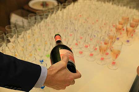 Festival vína Český Krumlov®: Zahajovací večer s Global Wines & Spirits, Sloupová síň na I. zámeckém nádvoří 20. 10. 2017, zdroj: Festival vína Český Krumlov® 2017, foto: Libor Sváček (7/100)
