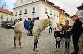 Festival vína Český Krumlov®: Příjezd svatého Martina a ochutnávka Svatomartinského vína 11. 11. 2017, zdroj: Festival vína Český Krumlov® 2017, foto: Libor Sváček