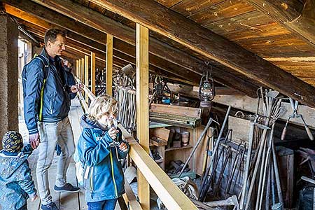 Zahájení Festivalu vína Český Krumlov - slavnostní výsadba vinné révy v kuchyňské zahradě u altánku Paraplíčko v areálu zámku, 26.10.2018, foto: Lubor Mrázek (6/36)