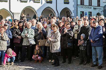 Festival vína Český Krumlov®: Příjezd svatého Martina a ochutnávka Svatomartinského vína 11.11.2018, foto: Lubor Mrázek (21/48)