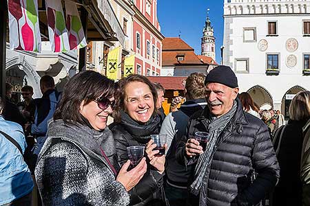 Festival vína Český Krumlov®: Příjezd svatého Martina a ochutnávka Svatomartinského vína 11.11.2018, foto: Lubor Mrázek (41/48)
