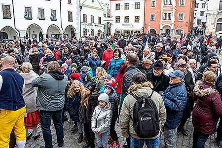 Příjezd sv. Martina a slavnostní otevření Svatomartinského vína, Festivalu vína Český Krumlov® 11.11.2019, foto: Lubor Mrázek (35/66)