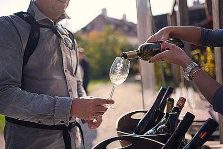 Zahájení Festivalu vína Český Krumlov® na vinici v Klášterní zahradě 7. 10. 2022, foto: Tomáš Kasal (13/64)