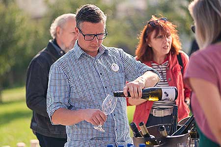 Zahájení Festivalu vína Český Krumlov® na vinici v Klášterní zahradě 7. 10. 2022, foto: Tomáš Kasal (18/64)