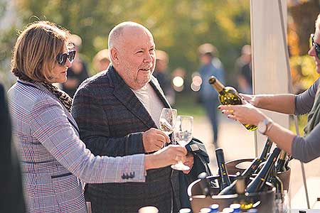 Zahájení Festivalu vína Český Krumlov® na vinici v Klášterní zahradě 7. 10. 2022, foto: Tomáš Kasal (24/64)