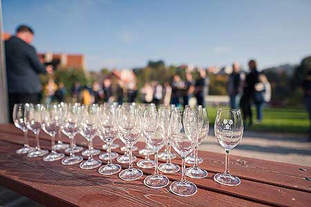 Zahájení Festivalu vína Český Krumlov® na vinici v Klášterní zahradě 7. 10. 2022, foto: Tomáš Kasal (37/64)