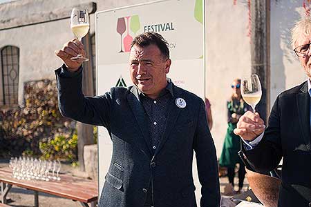 Zahájení Festivalu vína Český Krumlov® na vinici v Klášterní zahradě 7. 10. 2022, foto: Tomáš Kasal (47/64)