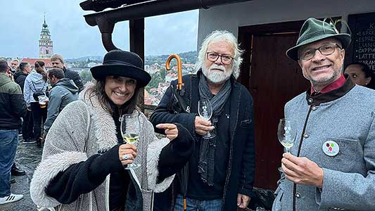 Zahájení Festivalu vína Český Krumlov® na vyhlídkové terasa u&nbsp;V. nádvoří 4. 10. 2024 (2/23)