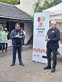 Zahájení Festivalu vína Český Krumlov® na vyhlídkové terasa u V. nádvoří 4. 10. 2024 (11/23)